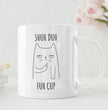 Funny Rude Cat Coffee Gift Mug - Cat Gifts For Cat Lovers - Cat Gifts For Women - Cute Joke Cat Mug - Cat Mom Mug