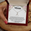 To My Mom A Beautiful Poem Necklace Gift Set