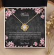 Beautiful Cherry Blossom Themed Gift Necklace For Your Mother