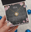 Beautiful Cherry Blossom Themed Gift Necklace For Your Mother