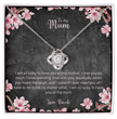 Beautiful Cherry Blossom Themed Gift Necklace For Your Mother