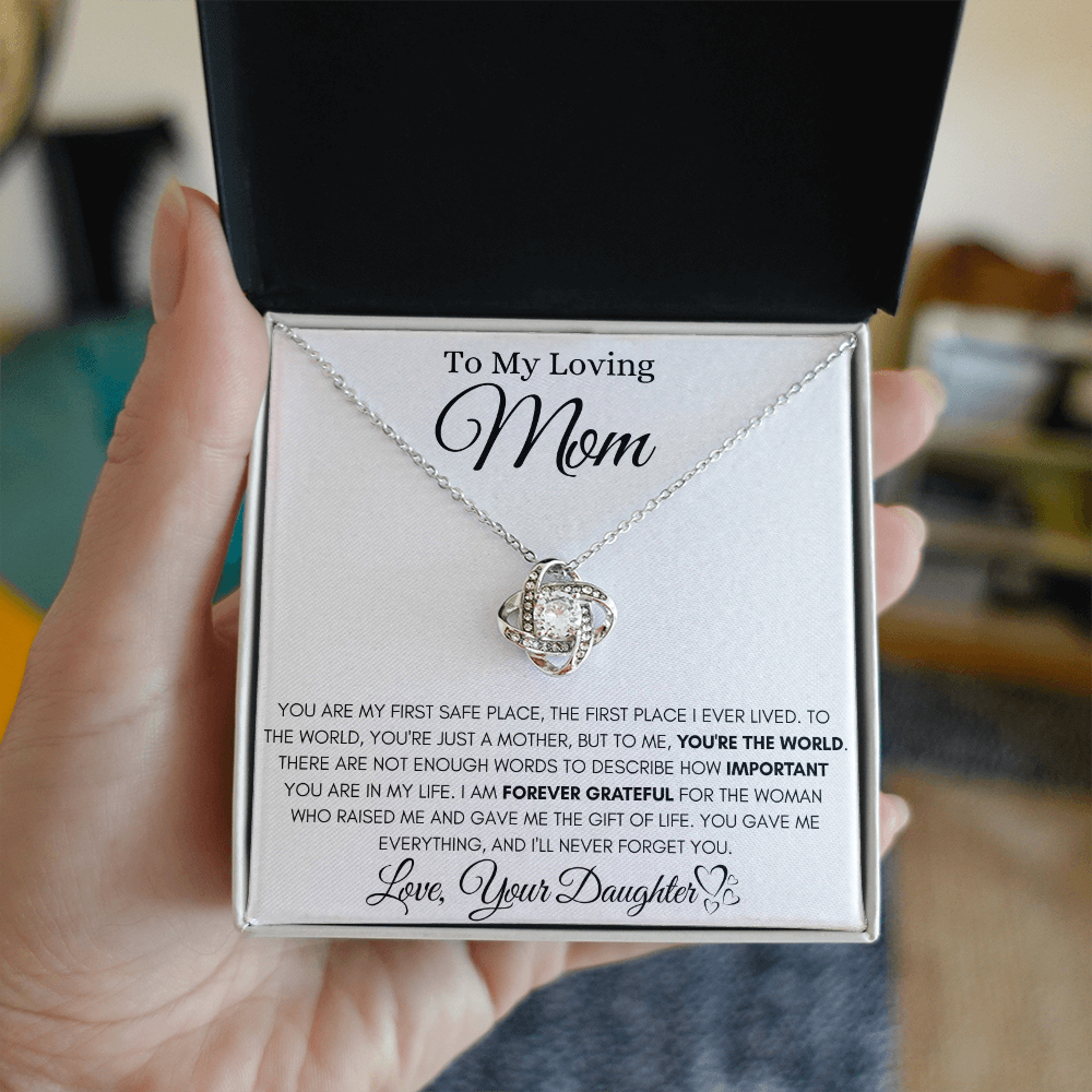 Forever Grateful Daughter Beautiful Necklace Gift For Mom