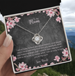 Beautiful Cherry Blossom Themed Gift Necklace For Your Mother