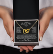 To My Beloved Mom Beautiful Interlocking Heart Gift Boxed
