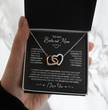 To My Beloved Mom Beautiful Interlocking Heart Gift Boxed