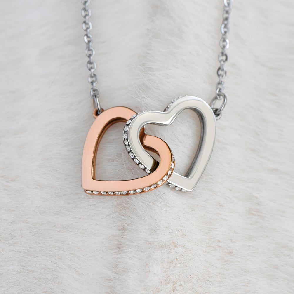 To My Beloved Mom Beautiful Interlocking Heart Gift Boxed
