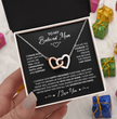 To My Beloved Mom Beautiful Interlocking Heart Gift Boxed