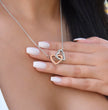 To My Beloved Mom Beautiful Interlocking Heart Gift Boxed