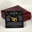 To My Beloved Mom Beautiful Interlocking Heart Gift Boxed