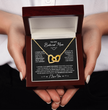 To My Beloved Mom Beautiful Interlocking Heart Gift Boxed