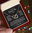 To My Beloved Mom Beautiful Interlocking Heart Gift Boxed