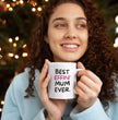 Mother Coffee Mug - Best Effin Mum Ever - Gift Mug For Mother - Gift Mug For Birthdays Christmas - Funny Mum Mug