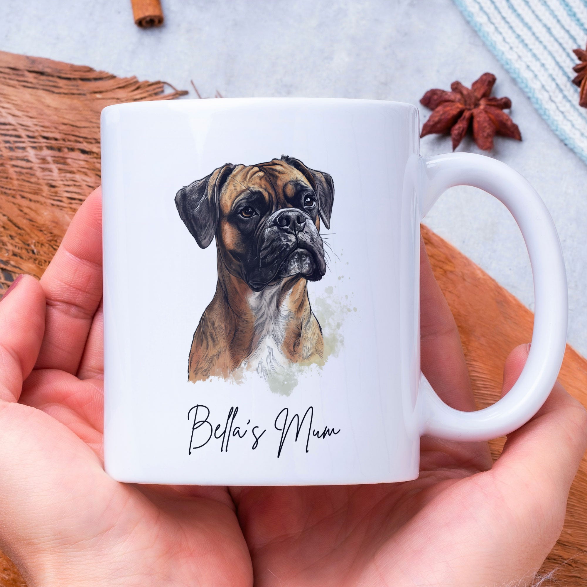 Boxer Dog Gift Mug - Boxer Dog Mom Mug - Dog Dad Mug
