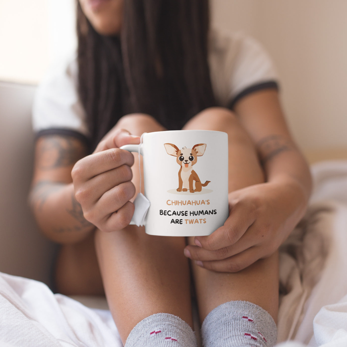 Funny Chihuahua Coffee Gift Mug - Dog Mum Mug - Dog Dad Mug