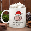 Funny Rude Christmas Coffee Gift Mug - Perfect Present For Husbands, Boyfriends, Dads - Ideal Christmas Present