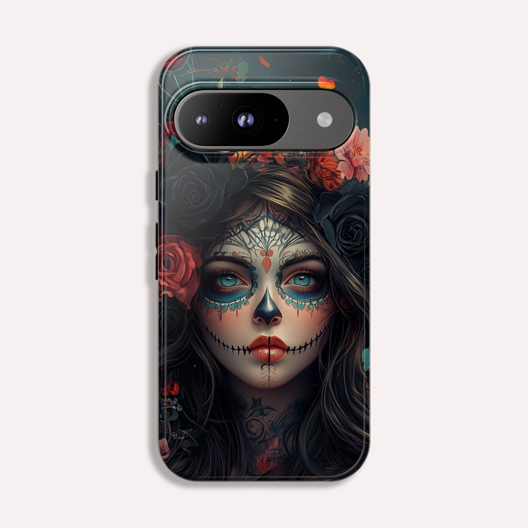 Day of The Dead Phone Case, Sugar Skull, Dia de los Muertos - Tough Case for Google Pixel 9 Pro XL, Pixel 8 Case Pixel 7 6 5