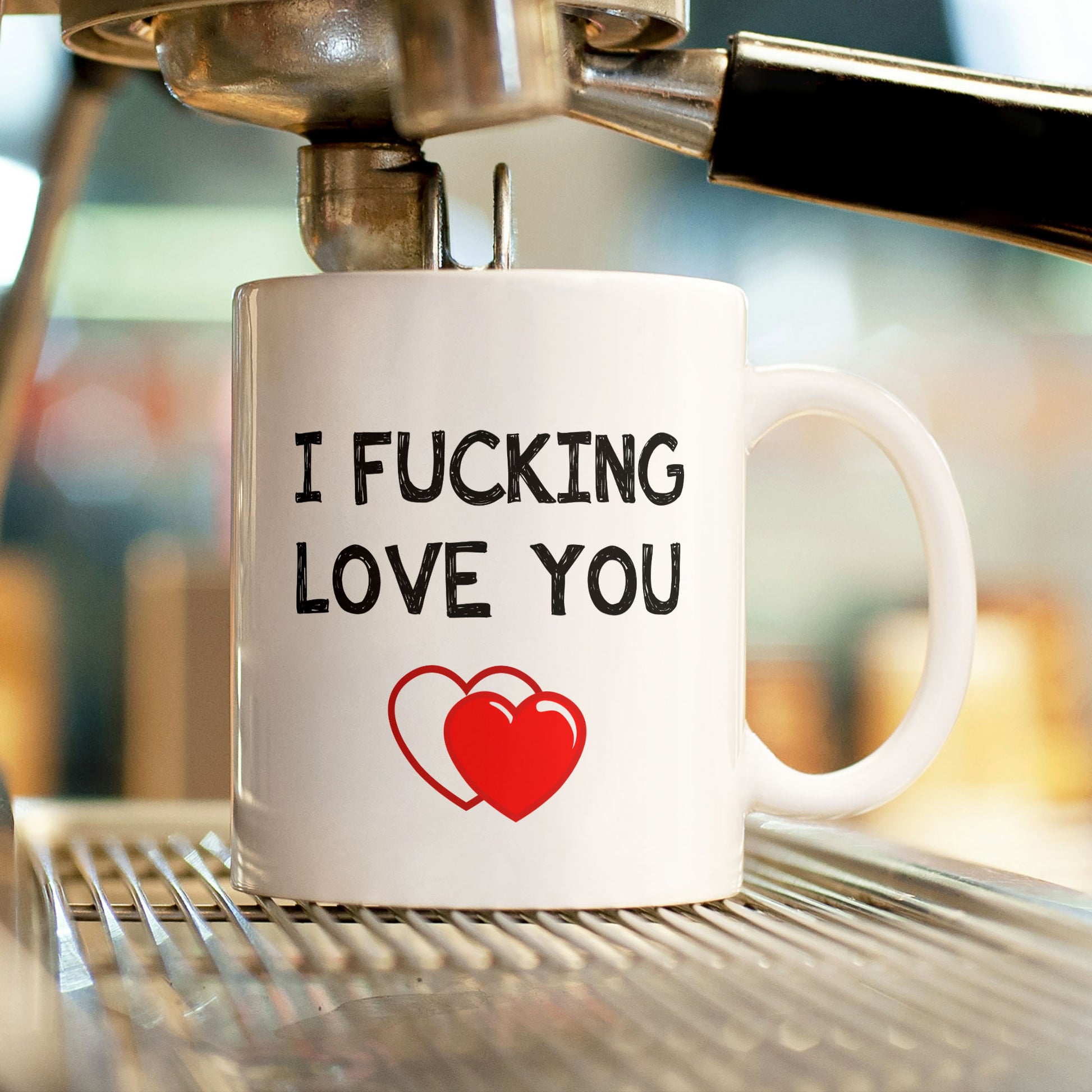 Valentines Day Funny Gift Coffee Mug - I Fucking Love You