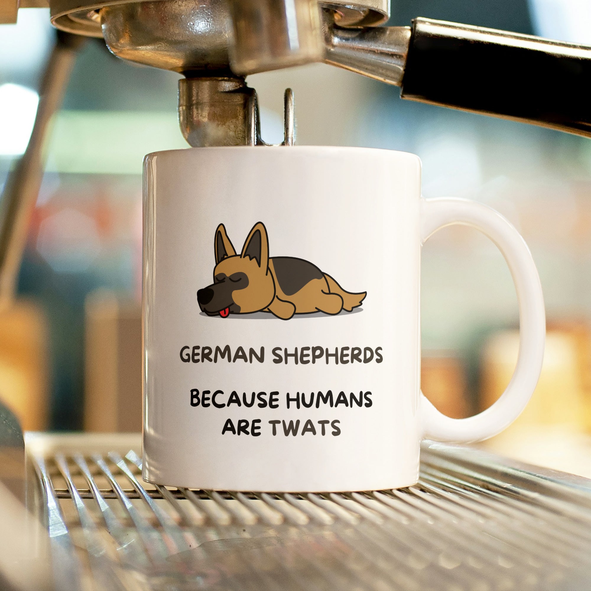 Funny German Shepherd Coffee Gift Mug - Dog Mum Mug - Dog Dad Mug