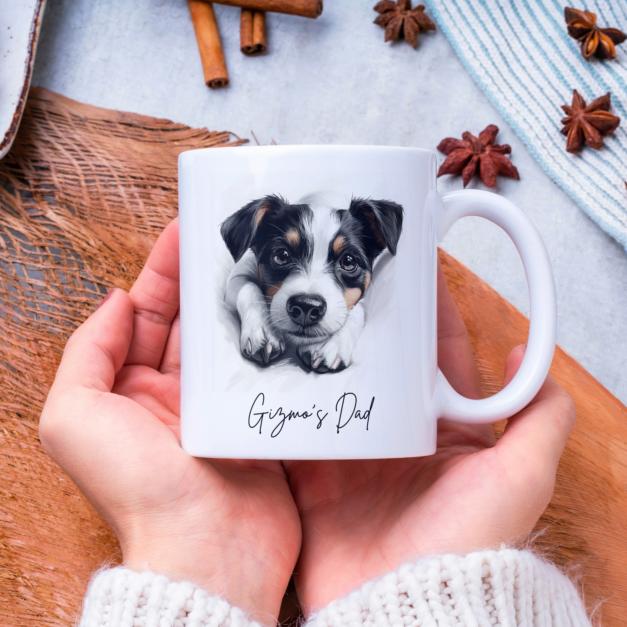 Jack Russell Gift Mug - Jack Russell Dog Mom Mug - Dog Dad Mug