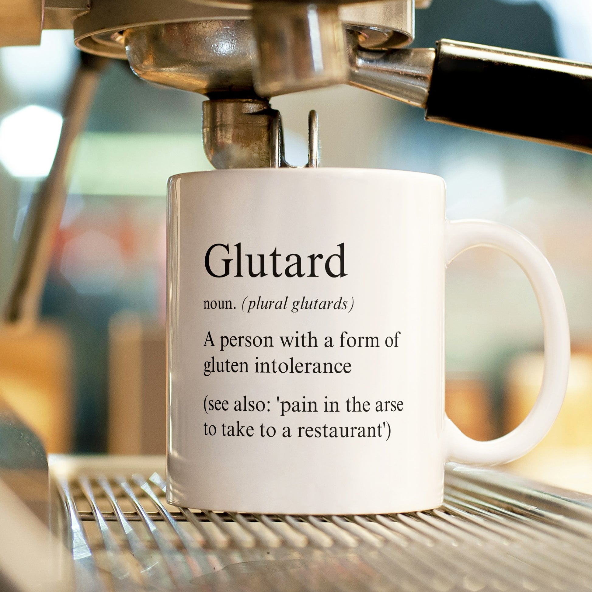 Gluten Free coffee Gift Mug - Gluten Free diet, Funny Glutard Mug