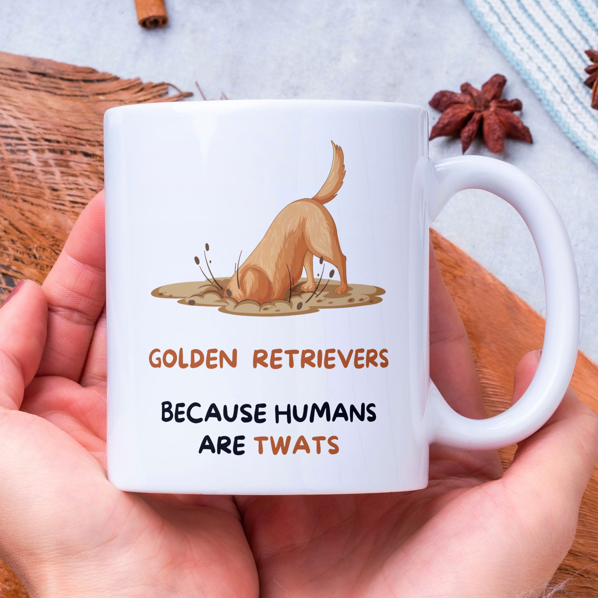 Golden Retriever Gift Mug - Dog Dad Mug - Dog Mum Mug - Golden Retriever Gifts