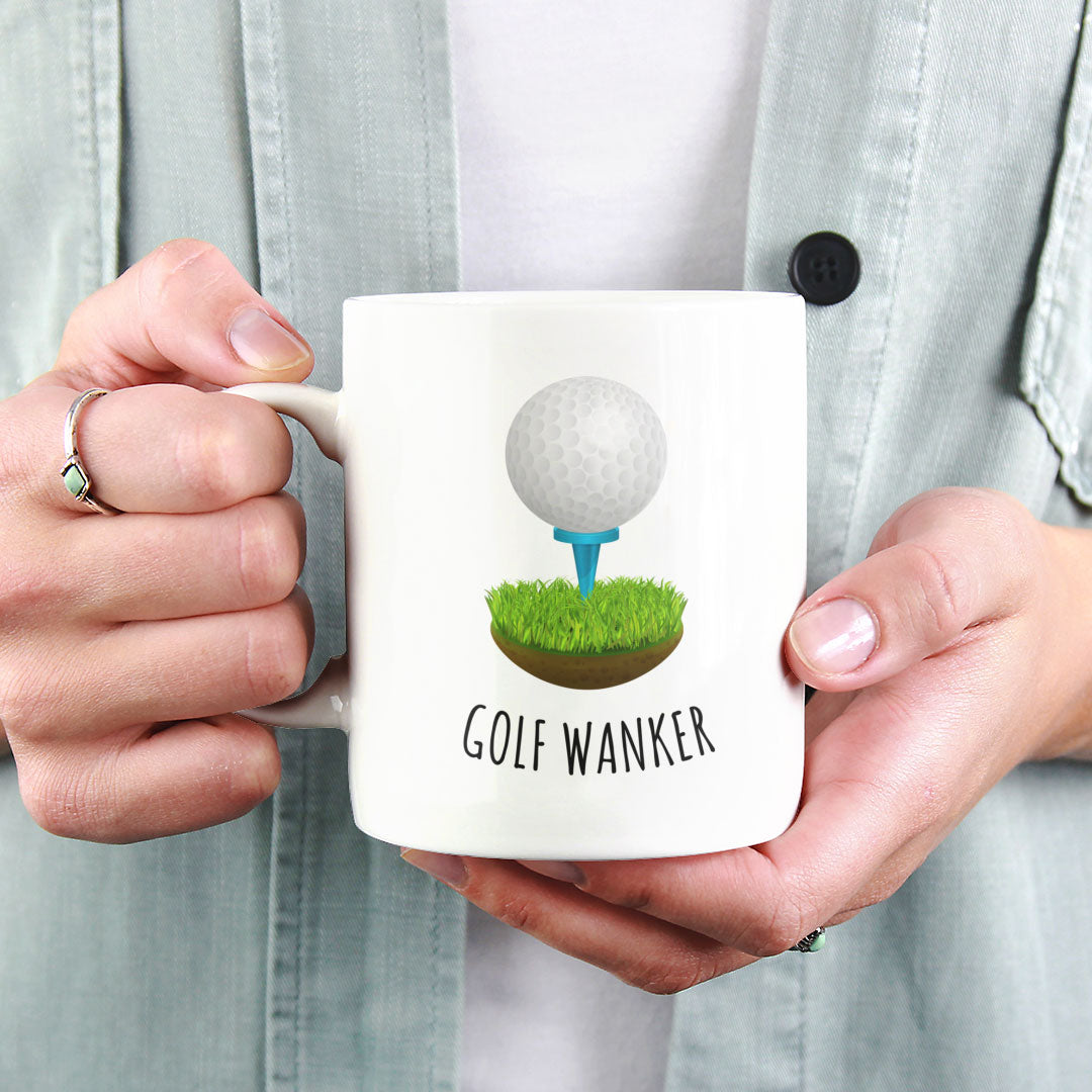 Golf Wanker Funny Gift Coffee Mug - Golf Gift - Funny Golf Gifts For Men - Golf Christmas Present