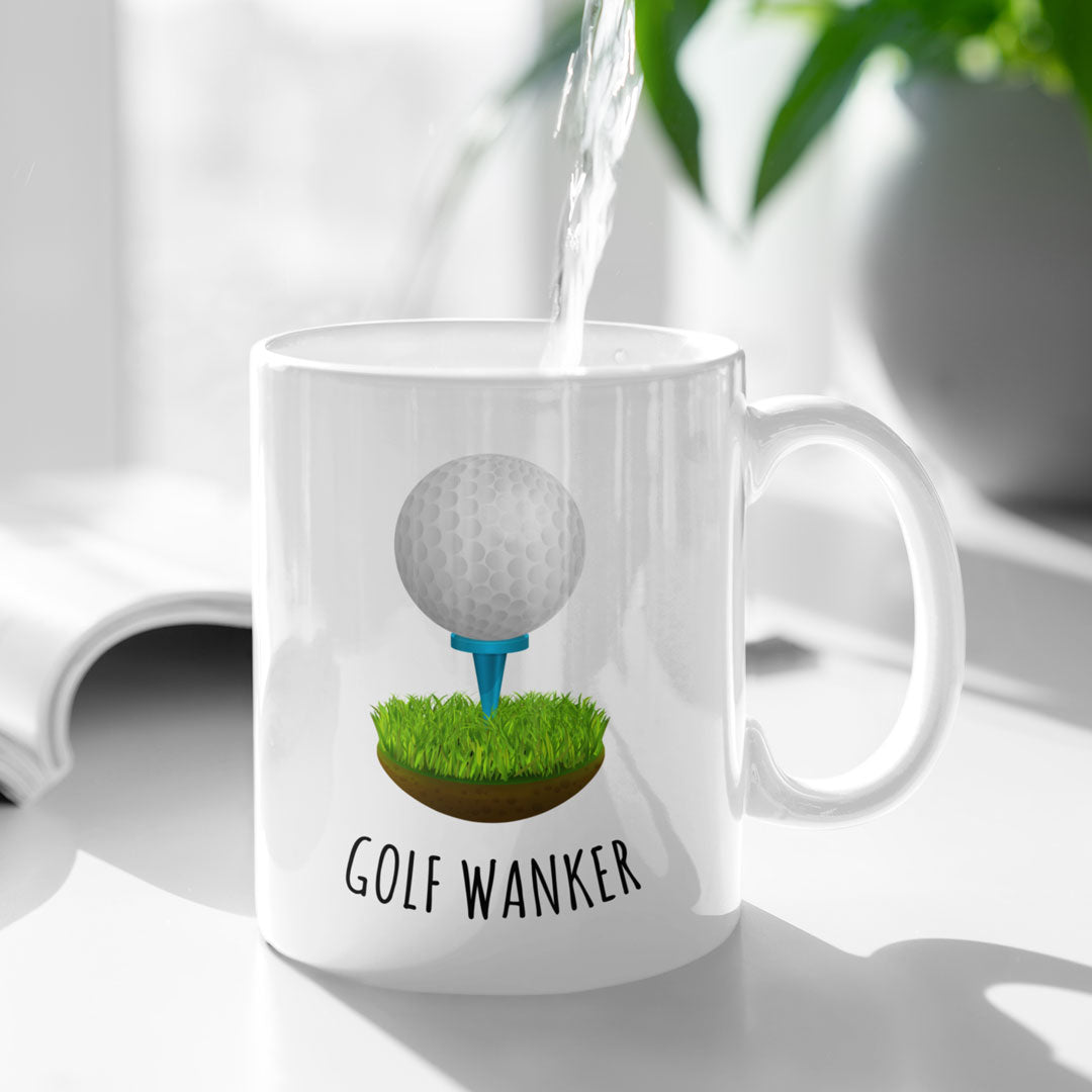 Golf Wanker Funny Gift Coffee Mug - Golf Gift - Funny Golf Gifts For Men - Golf Christmas Present