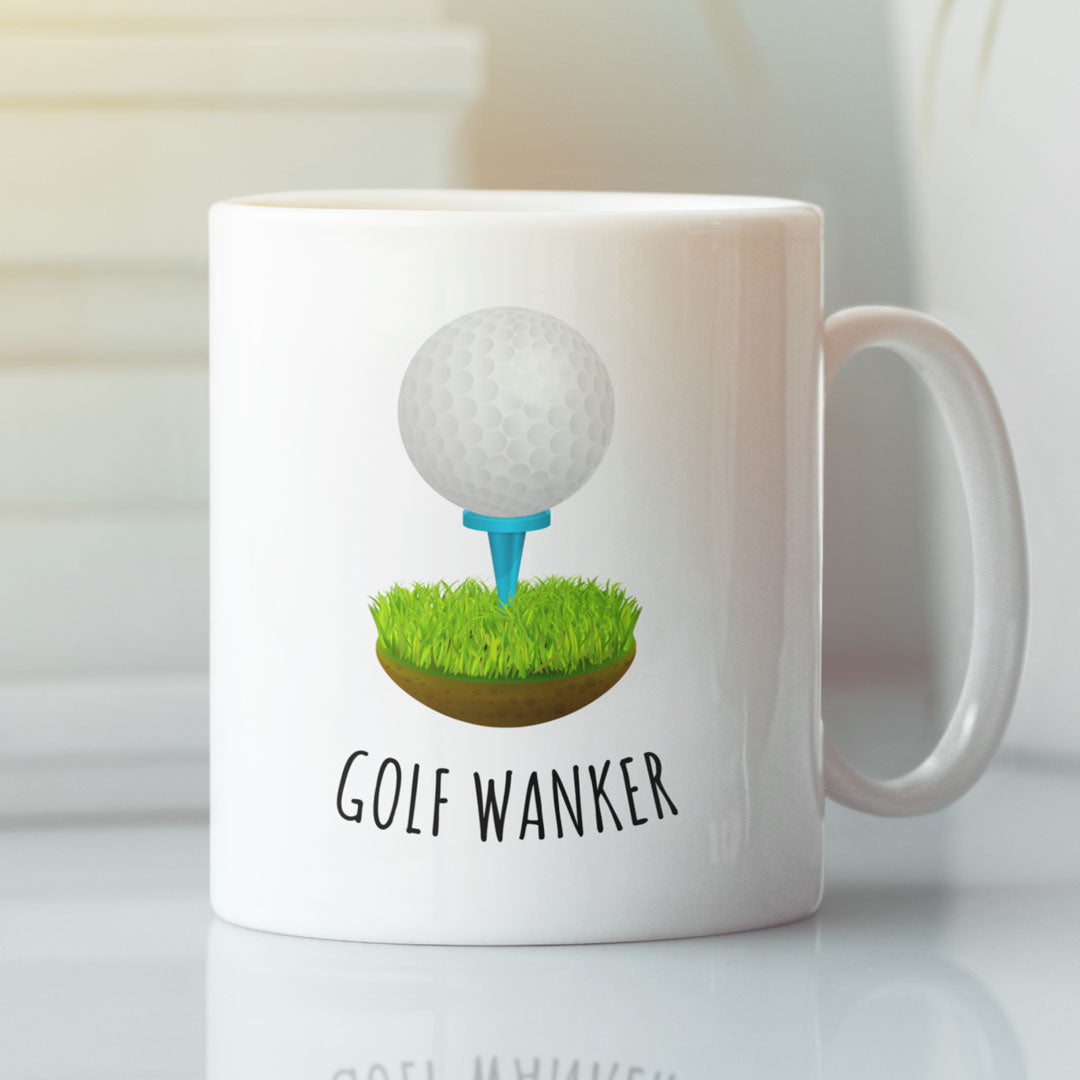 Golf Wanker Funny Gift Coffee Mug - Golf Gift - Funny Golf Gifts For Men - Golf Christmas Present