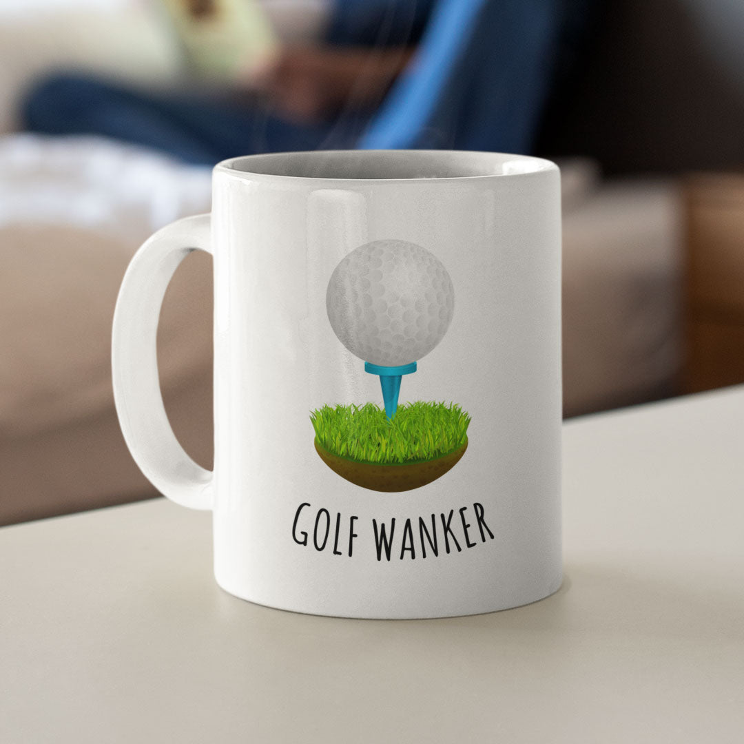 Golf Wanker Funny Gift Coffee Mug - Golf Gift - Funny Golf Gifts For Men - Golf Christmas Present