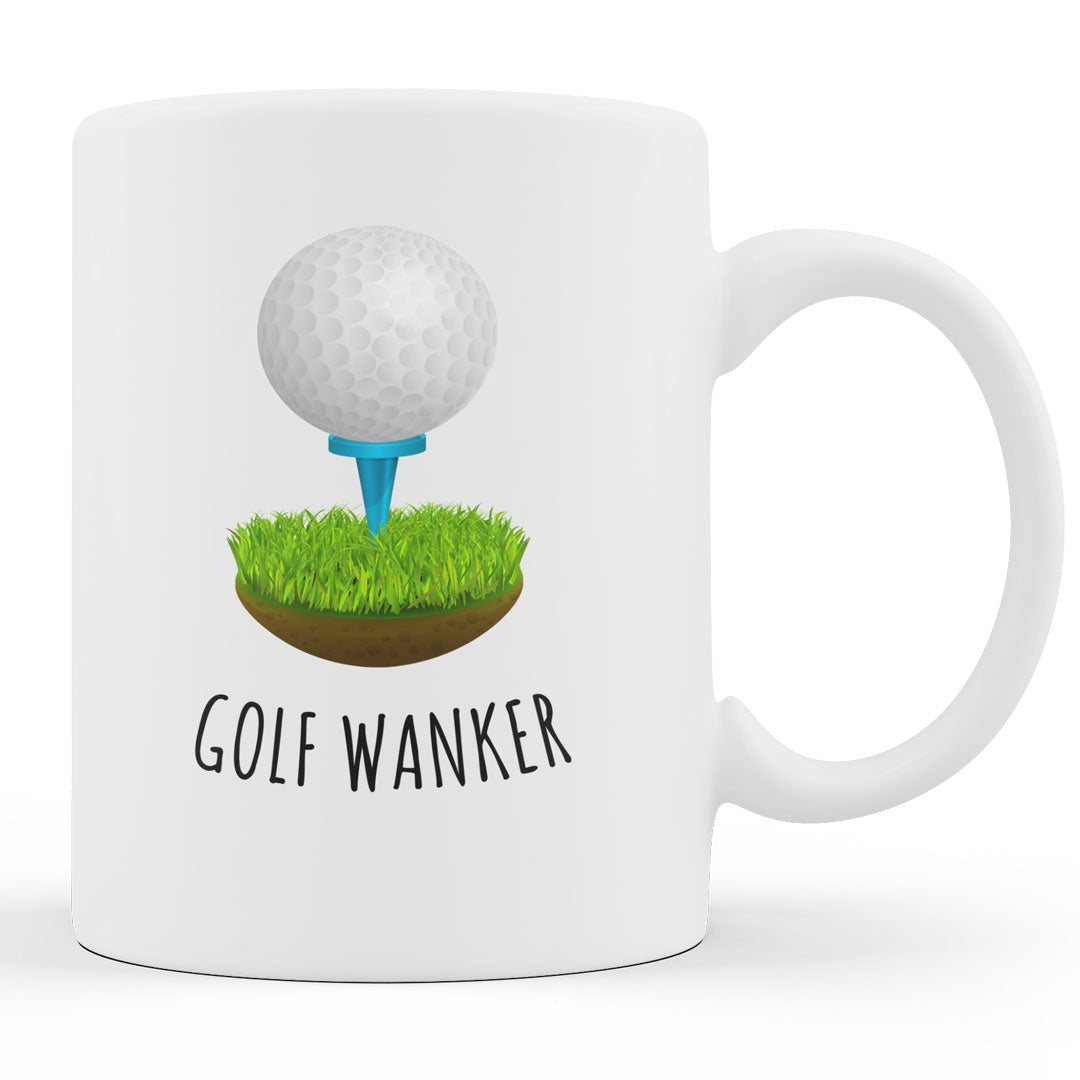 Golf Wanker Funny Gift Coffee Mug - Golf Gift - Funny Golf Gifts For Men - Golf Christmas Present