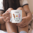 I Identify As Vegan - Funny Coffee Gift Mug For Your Vegan Friends & Familly - Perfect For Birthdays / Christmas