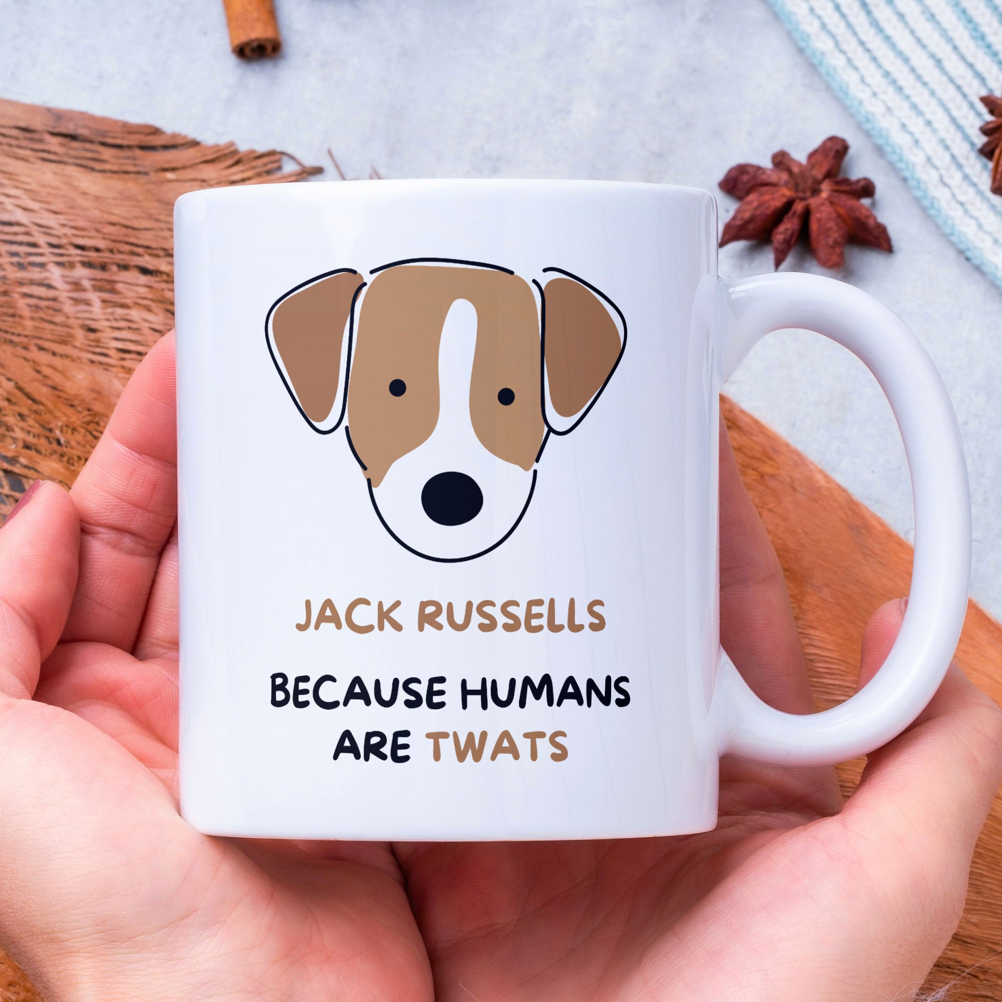 Jack Russell Gift Mug - Jack Russell Dog Mum Mug - Dog Dad Mug