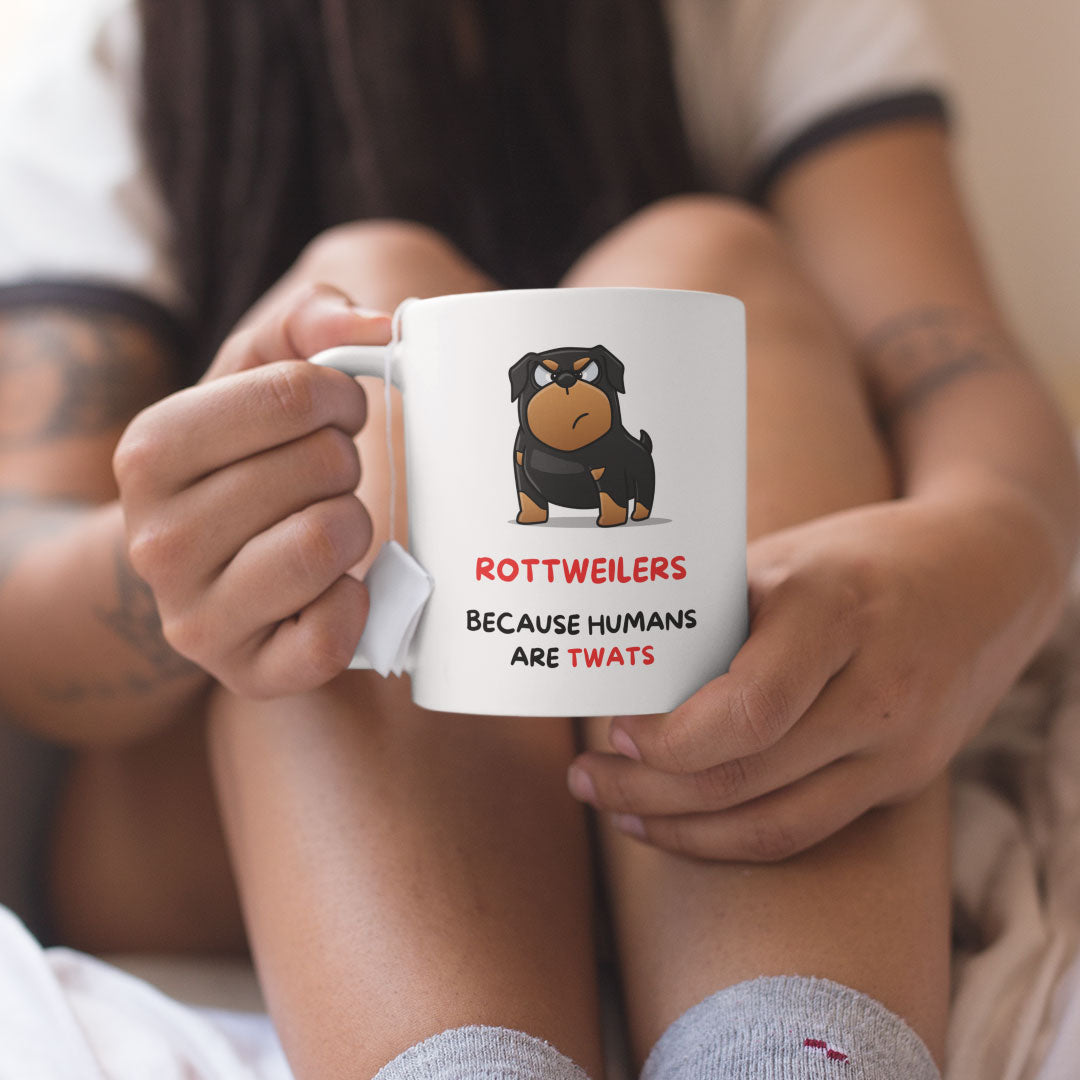 Funny Rottweiler Coffee Gift Mug - Dog Mom Mug - Dog Dad Mug
