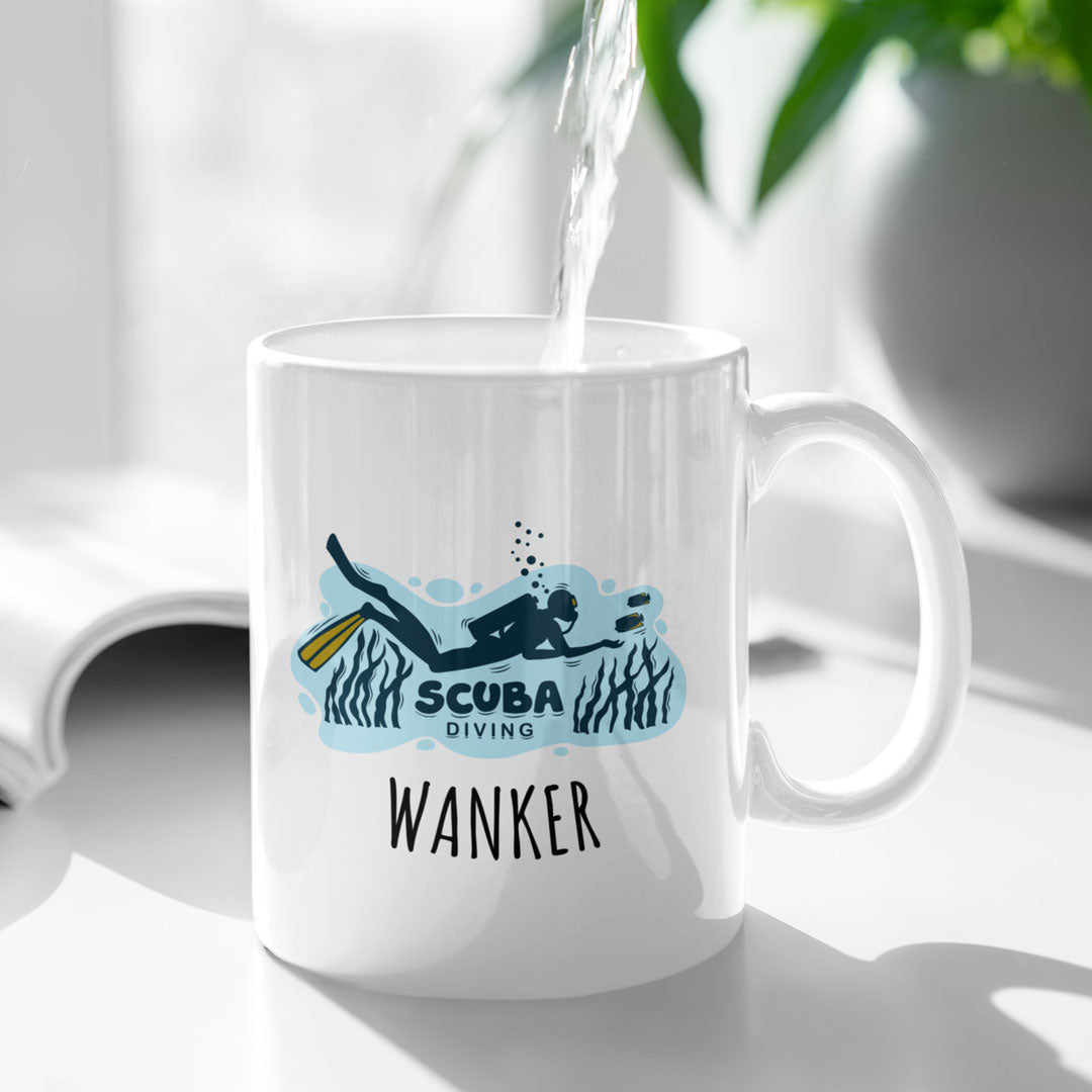 Funny Scuba Diving Niche Gift Coffee Mug - Diving Gift For Men - Diving Dad - Scuba Gift Mug
