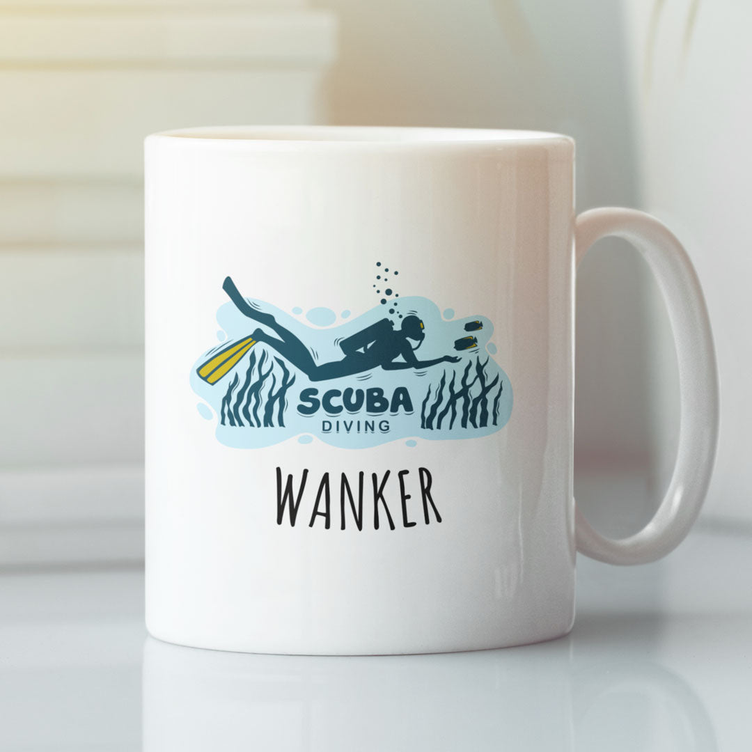 Funny Scuba Diving Niche Gift Coffee Mug - Diving Gift For Men - Diving Dad - Scuba Gift Mug