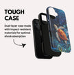 Sea Turtle Phone Case, Paper Quilling Design, Stained Glass Look - Tough Case for Samsung Galaxy S25 S24 S23 S22 S21