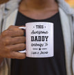 This Awesome Daddy Belongs to - Gift For Fathers Day, Brithday