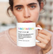Funny Rude Lesbian Gift Coffee Mug - Vagitarian - Unique Coffee Mugs For Women - Lesbian Gifts - LGBT Christmas Present