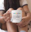 Funny Rude Lesbian Gift Coffee Mug - Vagitarian - Unique Coffee Mugs For Women - Lesbian Gifts - LGBT Christmas Present